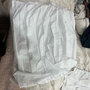 Abercrombie & Fitch White Mini Skirt